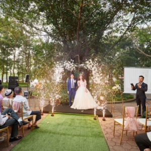 Tổ chức tiệc cưới ngoài trời tại Hà Nội cùng Trống Đồng Palace