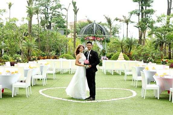 Long Biên Palace với không gian rộng và thoáng