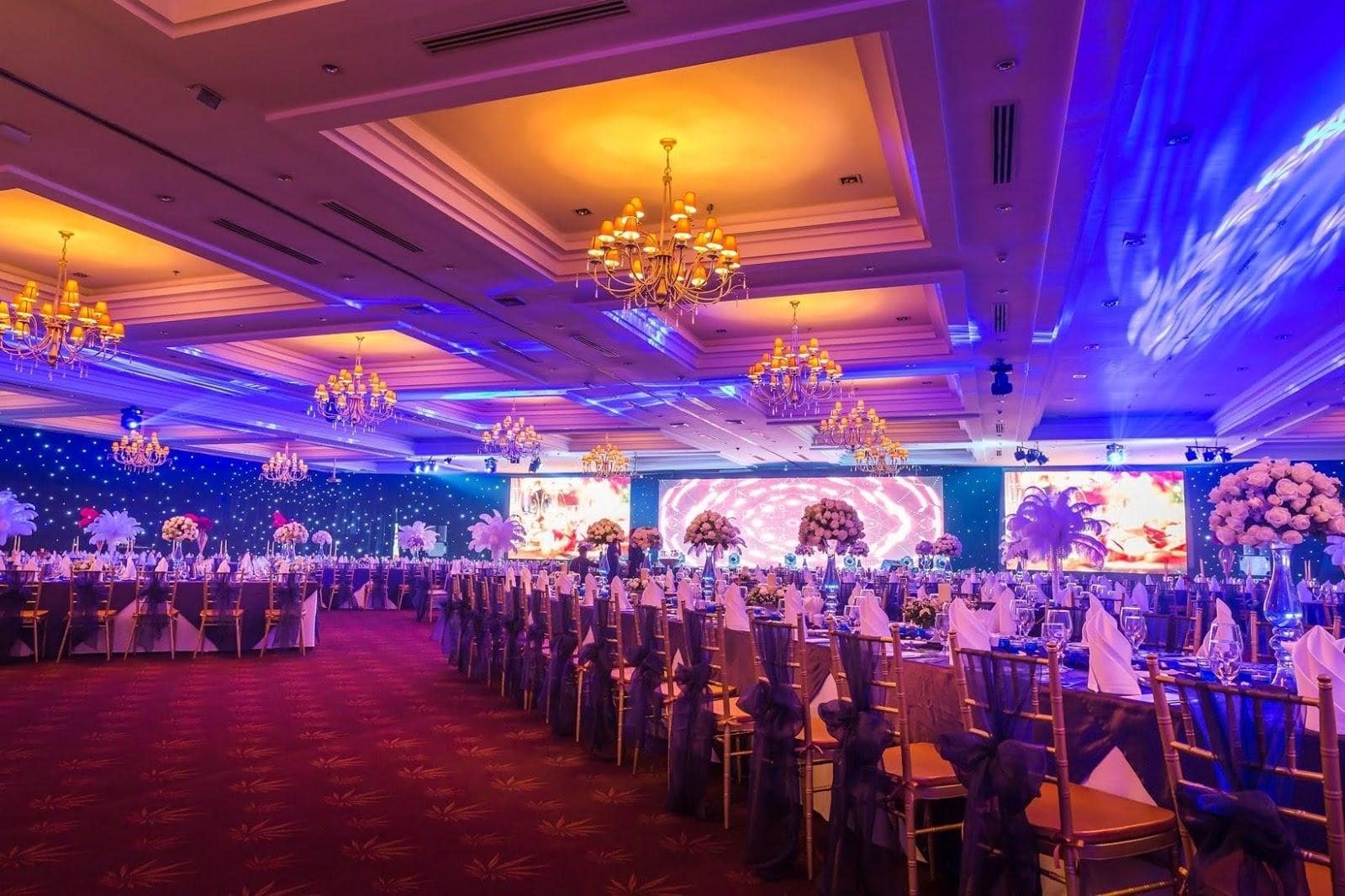 Trung tâm tiệc cưới Riverside Palace có sảnh tiệc vô cùng rộng (Nguồn: Riversidepalace)