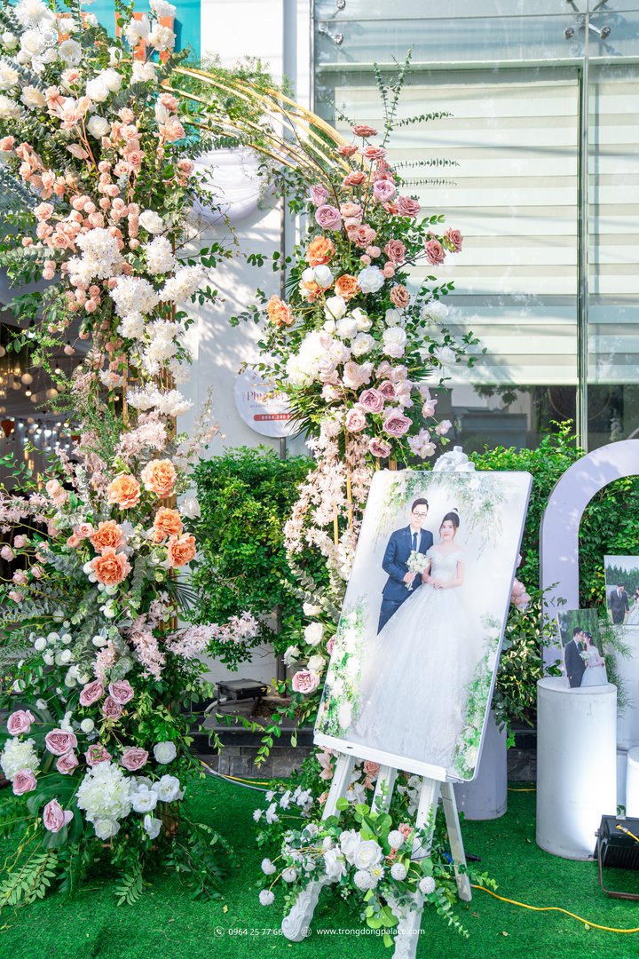 Giải pháp tiệc cưới kết hợp trong nhà và ngoài trời