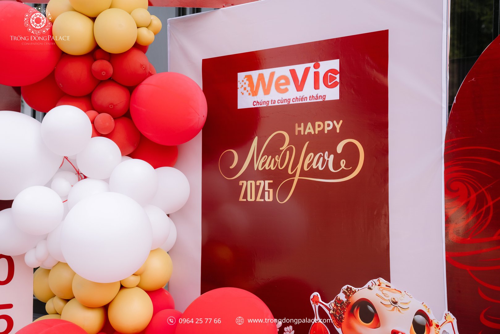 Photobooth check-in tại địa điểm tổ chức year end party Hà Nội